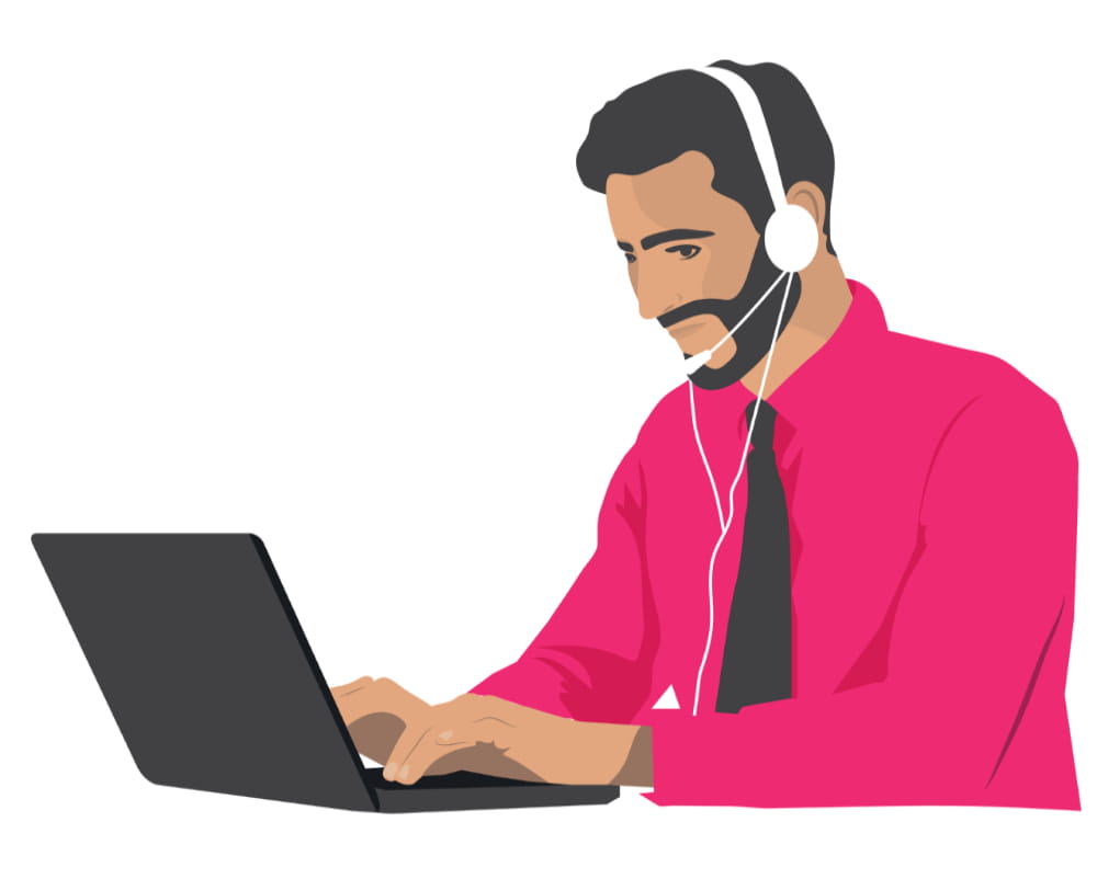 man on laptop