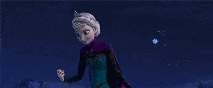 Elsa uses magic