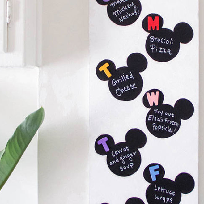 Mickey Mouse Meal Planner