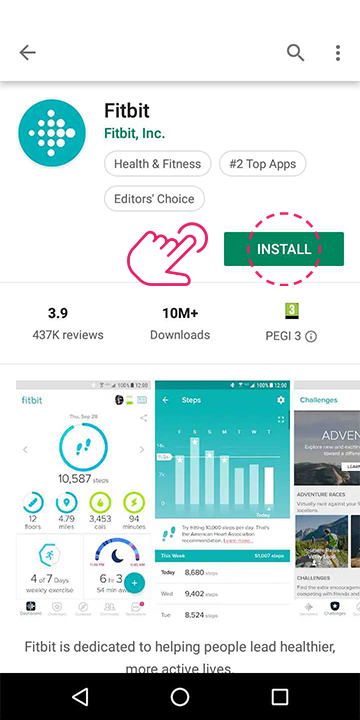 link fitbit to vitality app