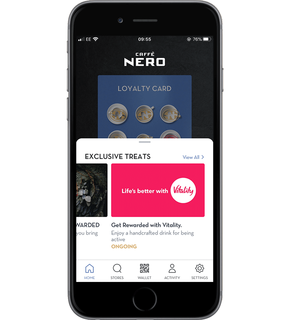 Receive voucher in Nero app