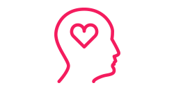 Healthy mind icon