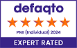 5 Star Defaqto rating logo. It reads 'Expert rated' and shows the category Private Medical Insurance, and the year 2024.
