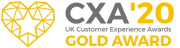 UK Customer Experience Awards - 2020 Gold