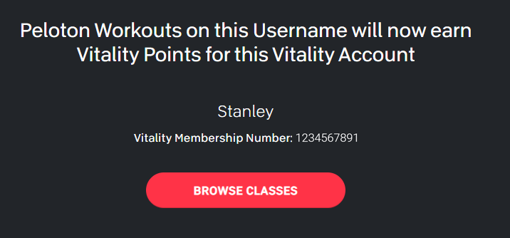 Start earning Vitality Points with Peloton