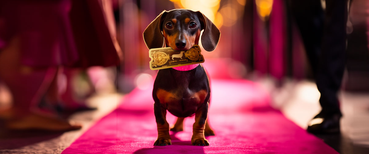 stanley-on-the-pink-premiere-carpet