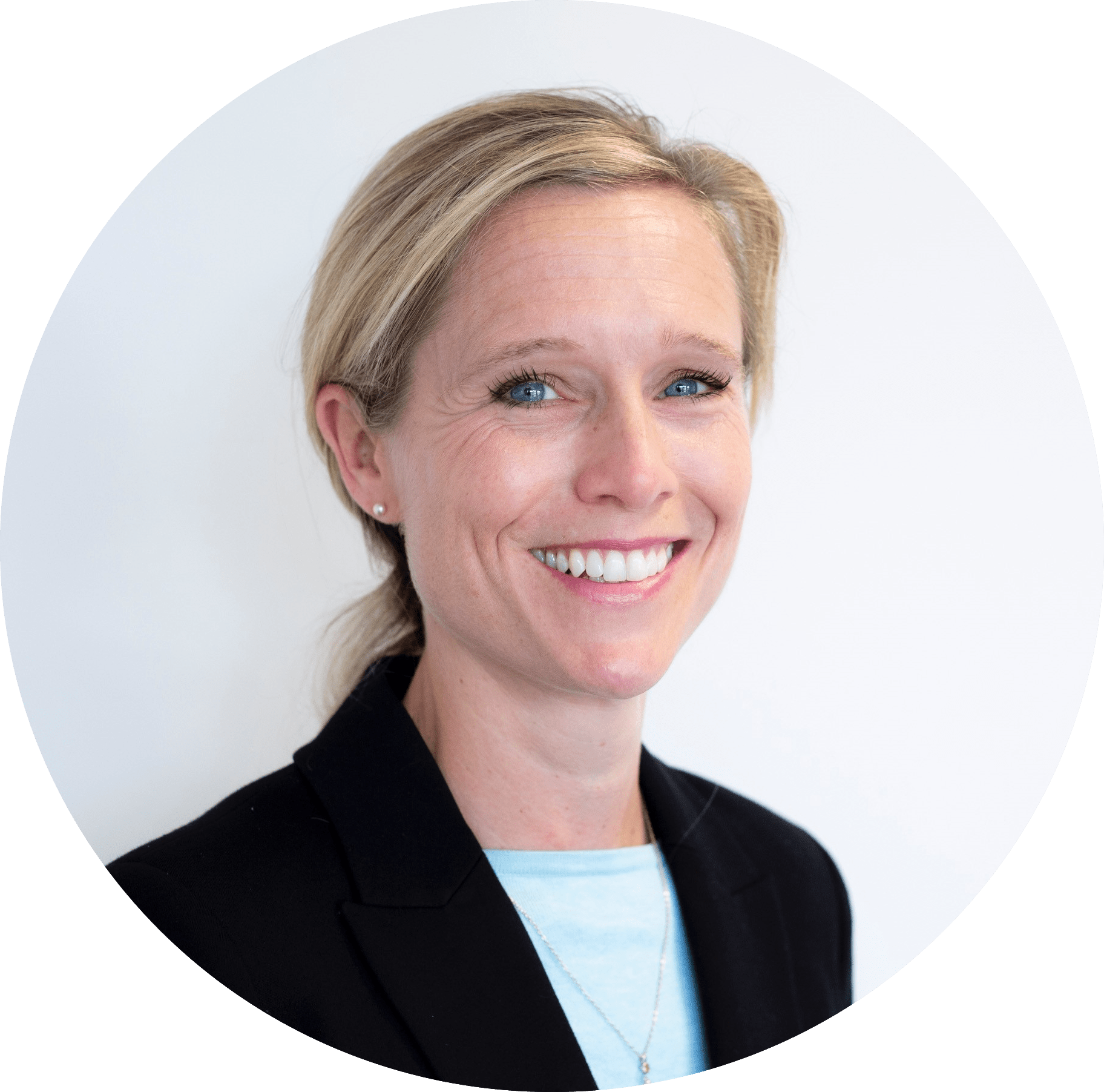 Headshot smiling Light Colour