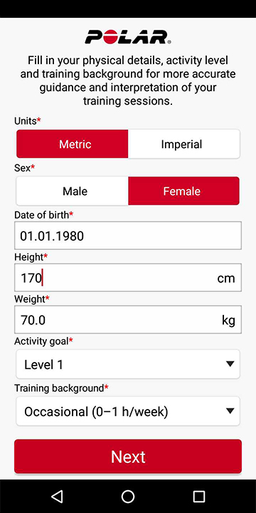 Complete registration