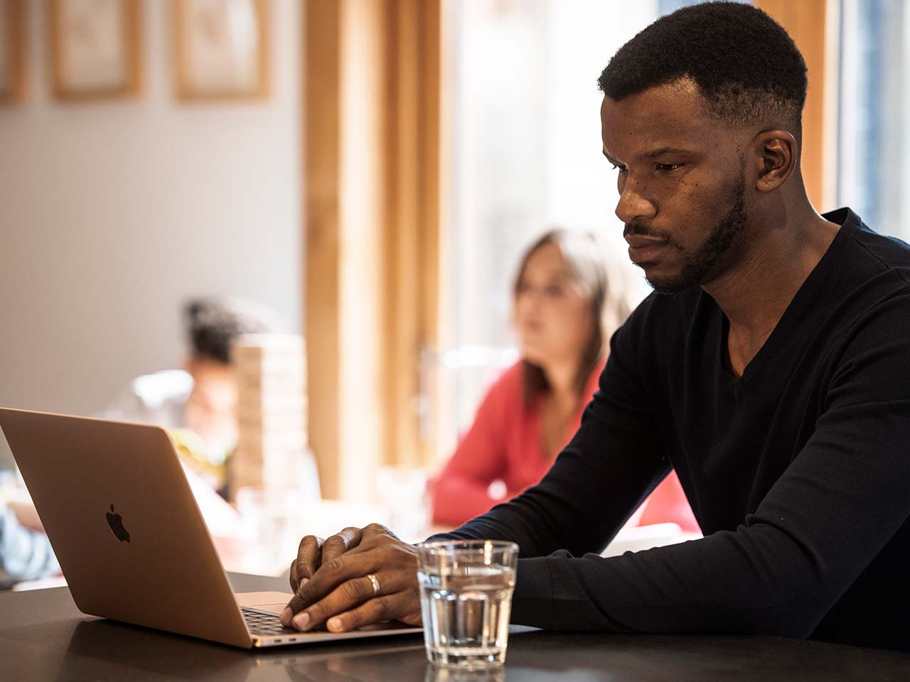 Man working from home