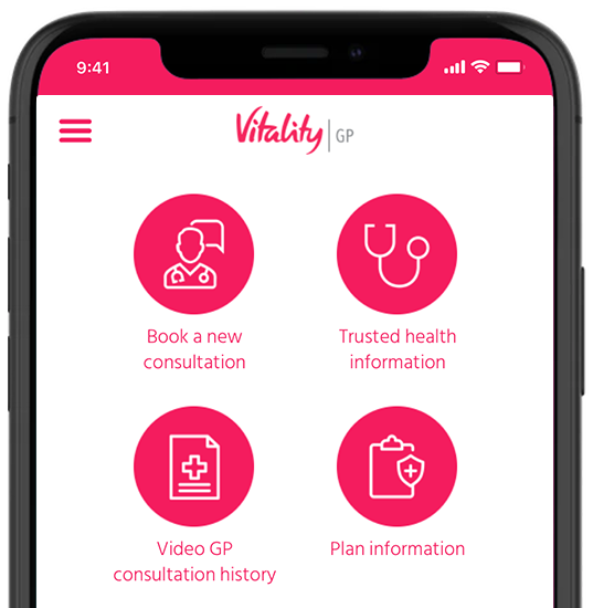 Get access to an online doctor with Vitality GP